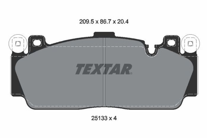 Bremsbelagsatz vorne , passt zu: BMW 2 (F22, F87), 5 (F10), 6 (F12), 6 (F13),...