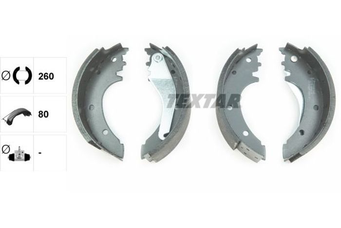 Bremsbacke passt zu: IVECO DAILY II 2.5D/2.8D 01.89-05.99