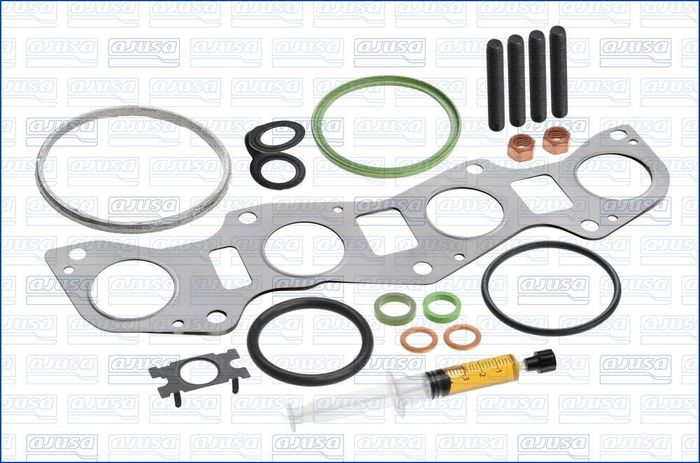 Montageset der Turbokompressors (mit Dichtungen) passt zu: VOLVO S60 II, S60...