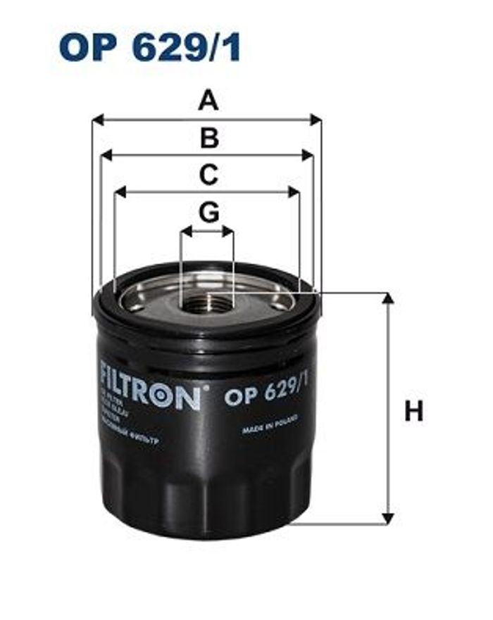 Ölfilter passt zu: VOLVO C30, S40 II, S60 II, S80 II, V40, V50, V60 I, V70 II...