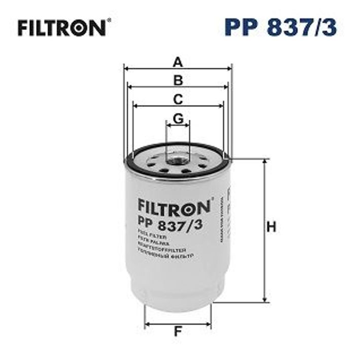 Kraftstofffilter passt zu: MAN TGL I, TGL II, TGM I, TGM II, TGS I, TGS II, T...
