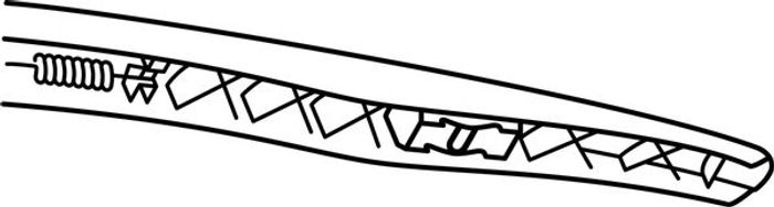 Wischerblatt Flachbalkenwischer hinten (1Stück) ExactFit 330mm passt zu: VOLV...