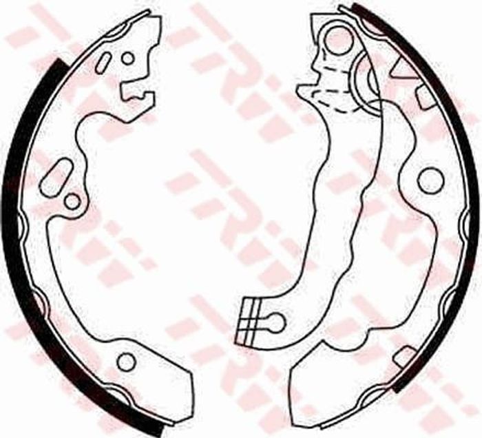 Bremsbacke passt zu: FORD FOCUS I, FOCUS II 1.4-2.0D 10.98-09.12