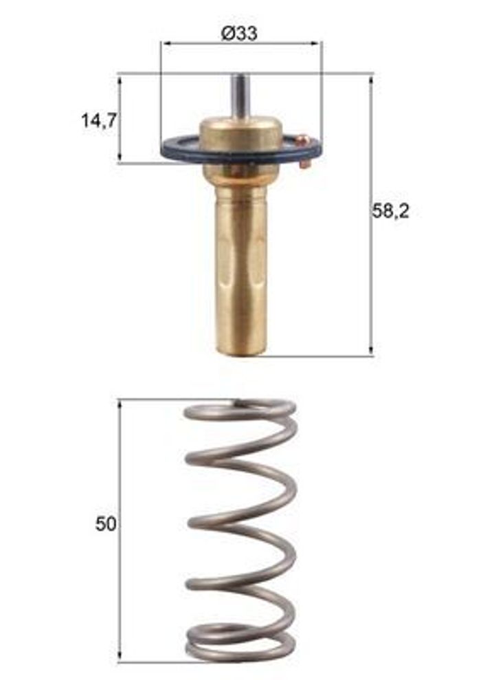 Thermostat, Kühlmittel