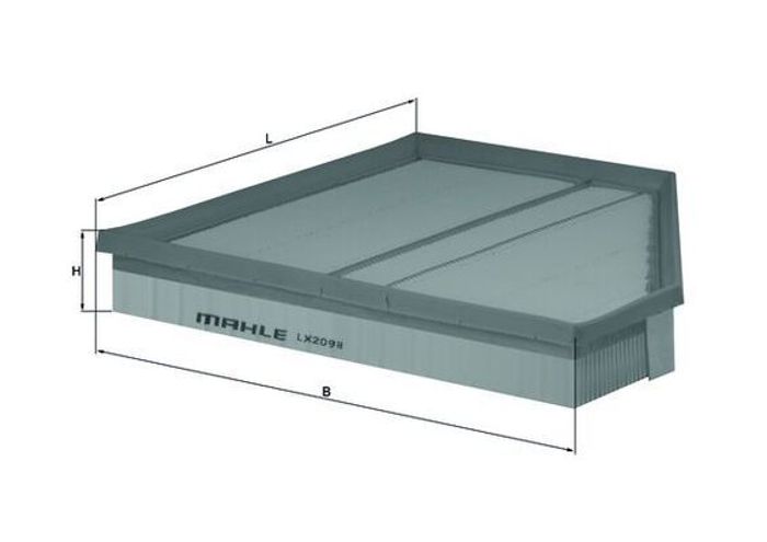 Luftfilter (Filterpatrone) passt zu: BMW X5 (E70) 4.8 10.06-03.10