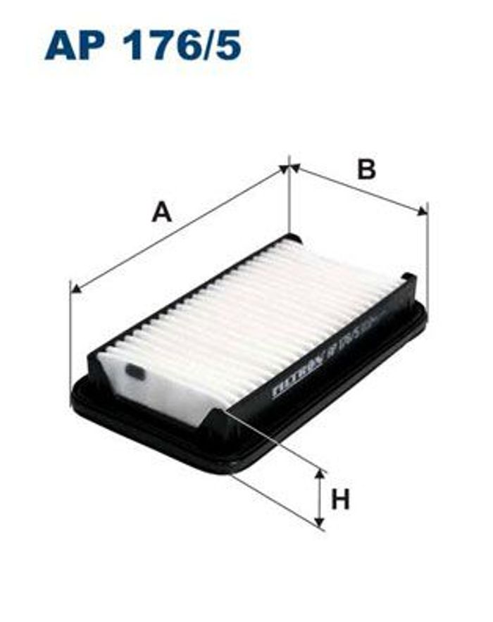 Luftfilter (Filterpatrone) passt zu: FIAT SEDICI; SUZUKI SX4 1.5/1.6 06.06