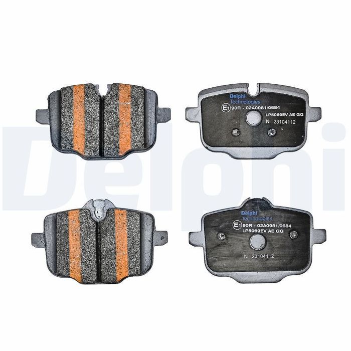 Bremsbelagsatz hinten ((EN) for electric vehicles), passt zu: BMW 5 (G30, F90...