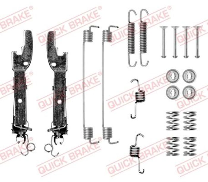 Montagesatz der Bremsbacken passt zu: DACIA LOGAN, LOGAN EXPRESS, LOGAN II, L...