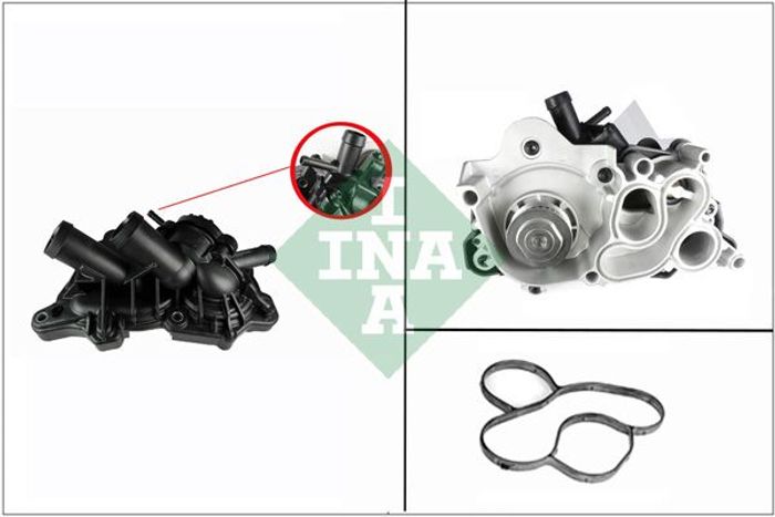 Kühlmittelpumpe, mit dichtung passt zu: AUDI A1, A1 CITY CARVER, A3, A4 B9, A...