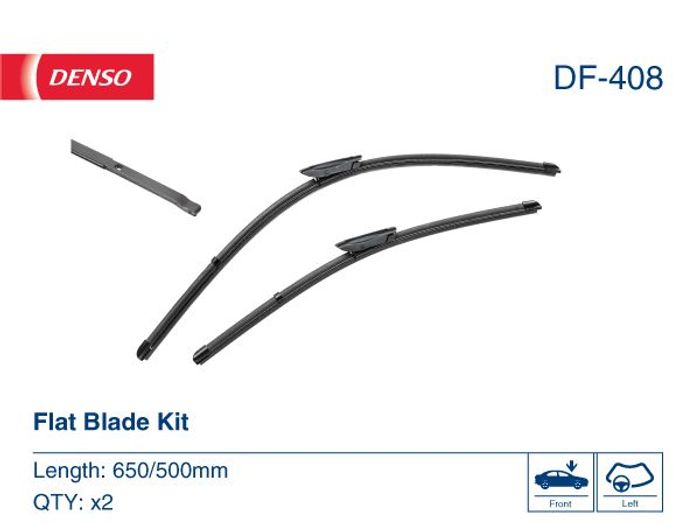 Wischerblatt Flachbalkenwischer vorne 650/500mm passt zu: CITROEN JUMPY III,...