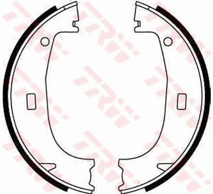 Bremsbacke passt zu: BMW 3 (E36), Z1, Z3 (E36) 1.6-3.0 06.88-06.03