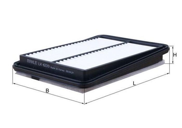 Luftfilter (Filterpatrone) passt zu: NISSAN QASHQAI II; RENAULT KADJAR, KOLEO...