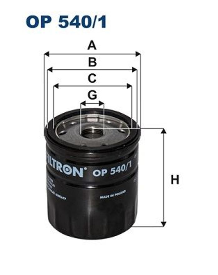 Ölfilter passt zu: DS DS 3, DS 4, DS 4 II, DS 5, DS 7; DAF 400, 400-SERIE; AL...