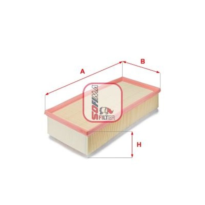 Luftfilter (Filterpatrone) passt zu: CITROEN C8, JUMPY II; FIAT SCUDO, ULYSSE...