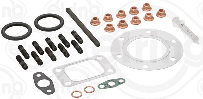 Montageset der Turbokompressors (mit Dichtungen) passt zu: MERCEDES ACTROS, A...