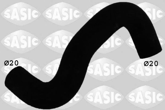 Kühlsystem Gummischlauch eingangsseite (20mm/20mm) passt zu: RENAULT CLIO II,...