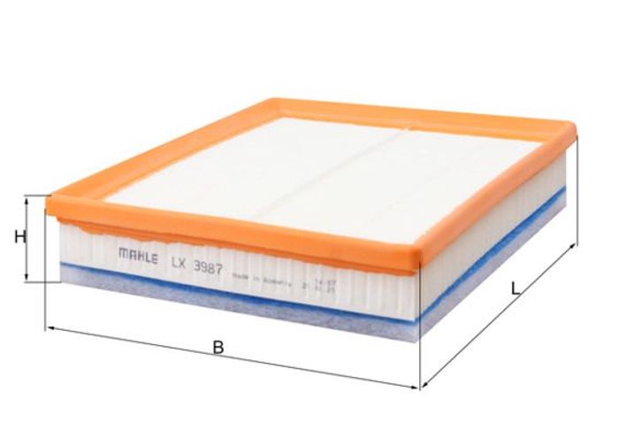 Luftfilter (Filterpatrone) passt zu: DS DS 3, DS 4, DS 5; CITROEN BERLINGO, B...