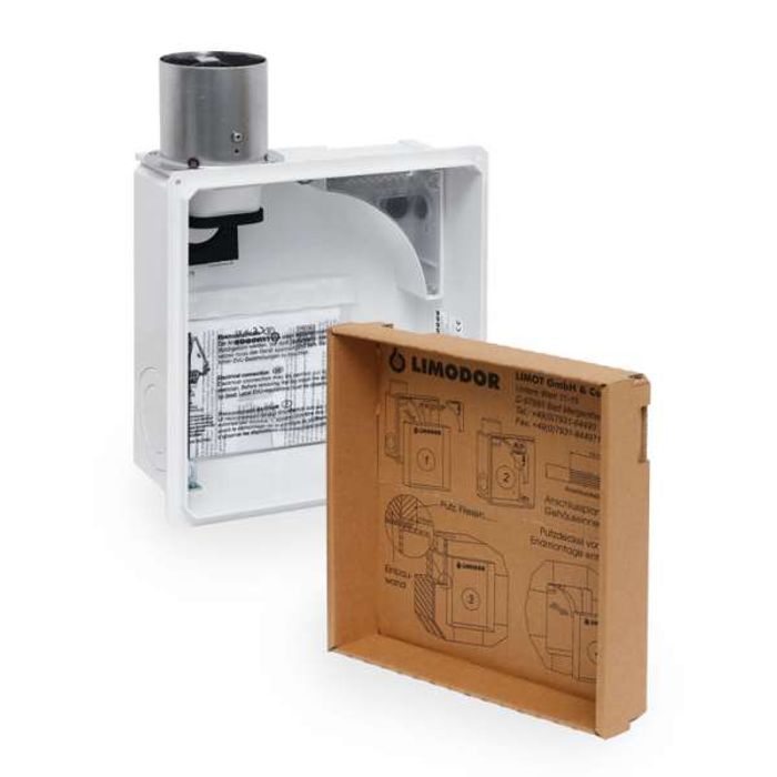 Limodor Einbaukasten compact-K-D Ausblas seitlich NW80 - Werksartikel-Nr: 83000