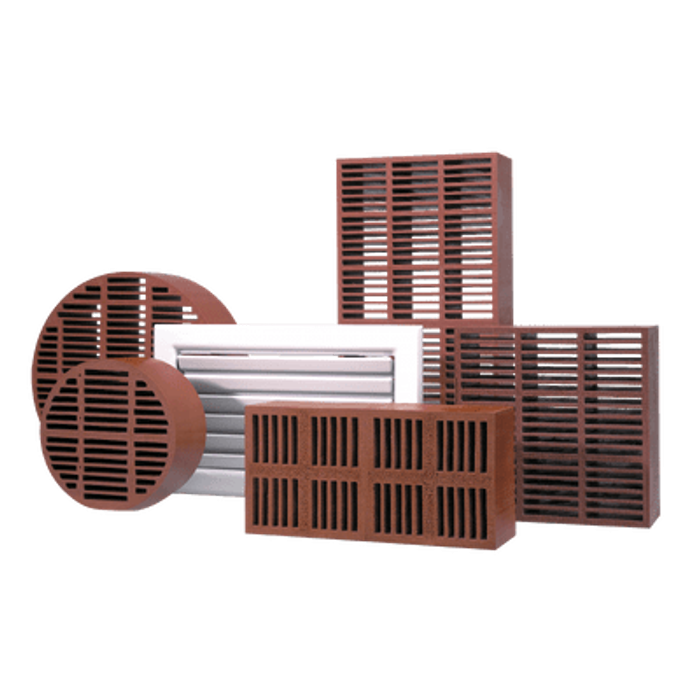 Helios BLS 150/150 - Brandschutz-Lüftungsstein 150x150x75 mm - 02724