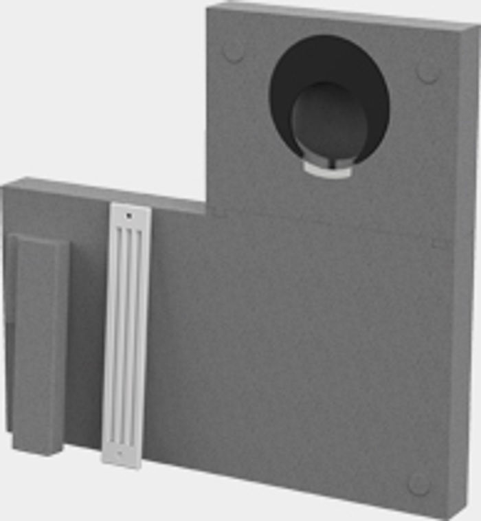 Viessmann Montageelem.Fensterlaibung Weiß Abluft  7973313
