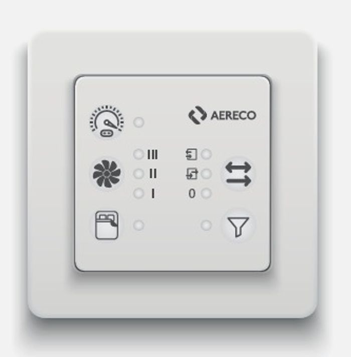 für Push & Pull Lüftungsgeräte inkl. Rah LAD Advanced Steuerung von Aereco - 240009