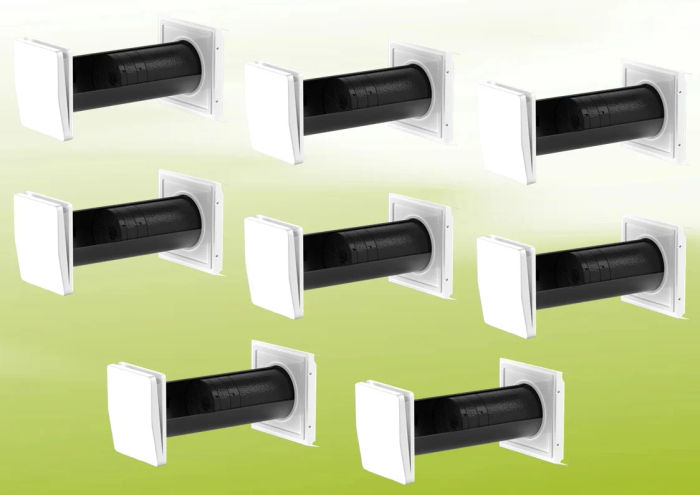 8x Inventer iV14 Zero Lüftungsset