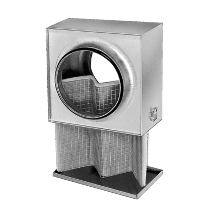 Helios LFBR 200 - Luftfilter-Box für Rohr DN 200 mm - 08579
