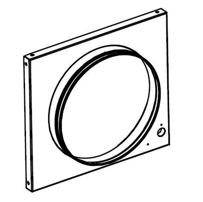 S&P KIT IC/OC HE 33 H - Paneelstutzen, horizontal, DN400, VPE 2 - 5407068900