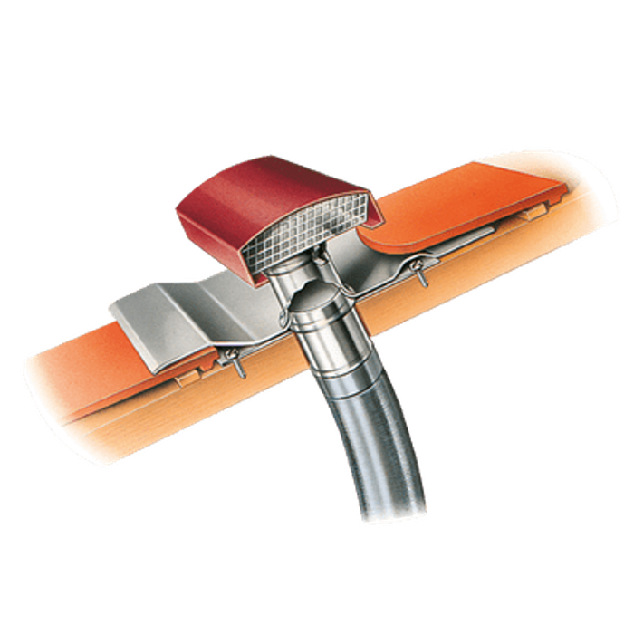 Helios DDF 200 - Dachdurchführung DN 200 mm ziegelrot - 01966