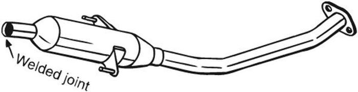 Mittelschalldämpfer