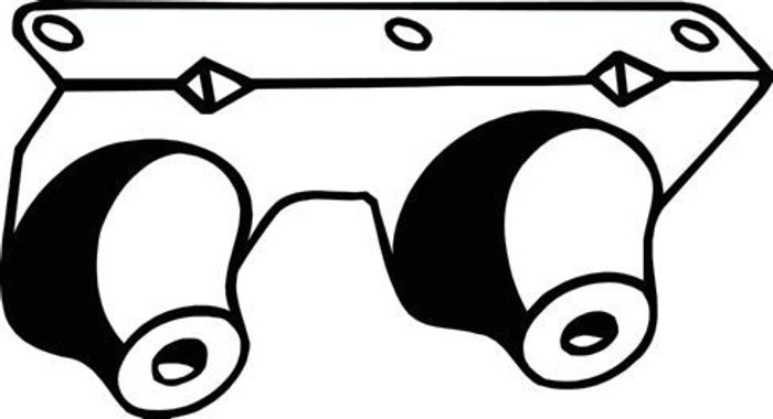 Halter, Abgasanlage