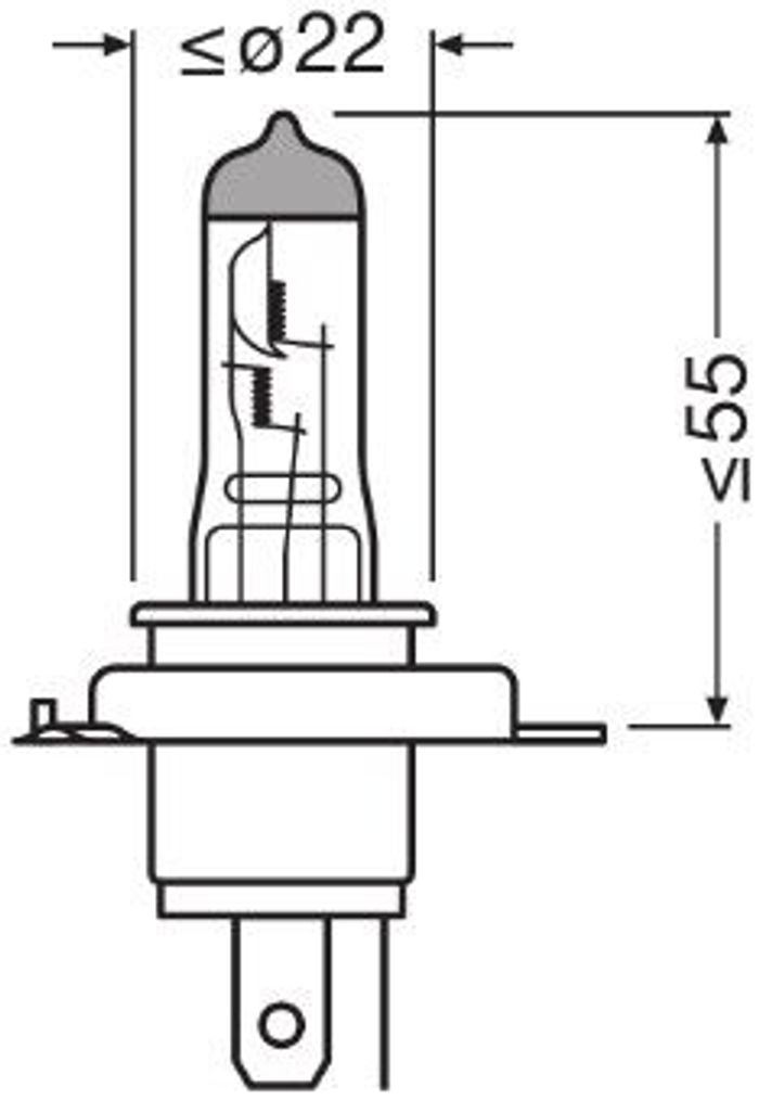 Glühlampe, Fernscheinwerfer
