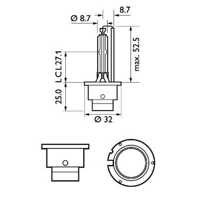 Glühlampe, Fernscheinwerfer