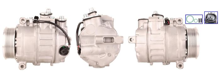 Klimakompressor (runderneuert) passt zu: MERCEDES C T-MODEL (S203), C (W203),...