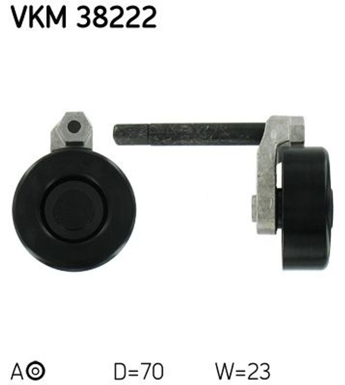 Riemenspanner, Keilrippenriemen