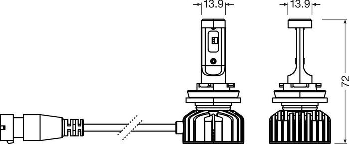 Glühlampe, Fernscheinwerfer