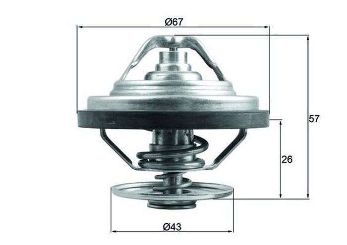 Thermostat, Kühlmittel