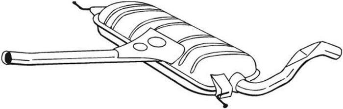 Mittelschalldämpfer