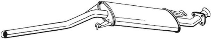 Mittelschalldämpfer