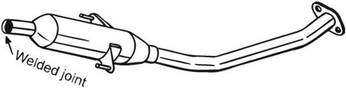 Mittelschalldämpfer