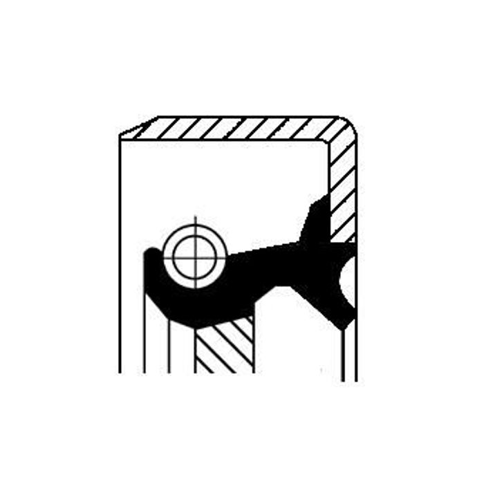 Achswellendichtung (38x74x11/11) passt zu: TOYOTA HIACE IV, HILUX IV, HILUX V...