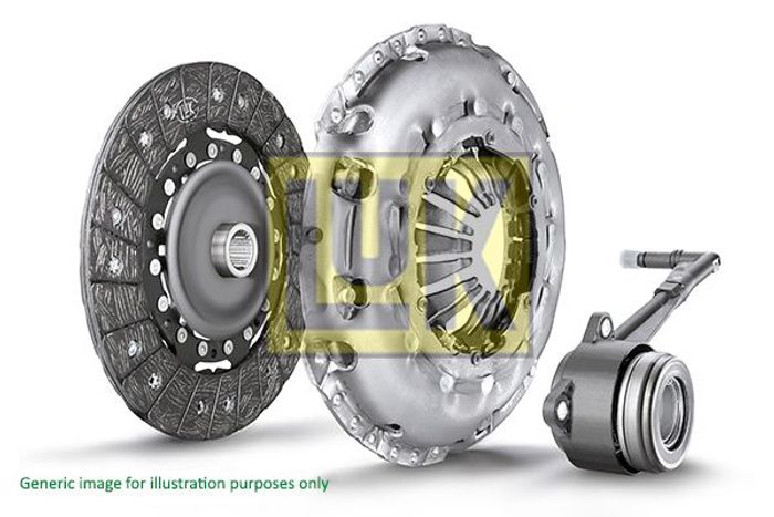 Satz der Kupplung mit Hydrauliklager (230mm) passt zu: CHEVROLET CRUZE; OPEL...