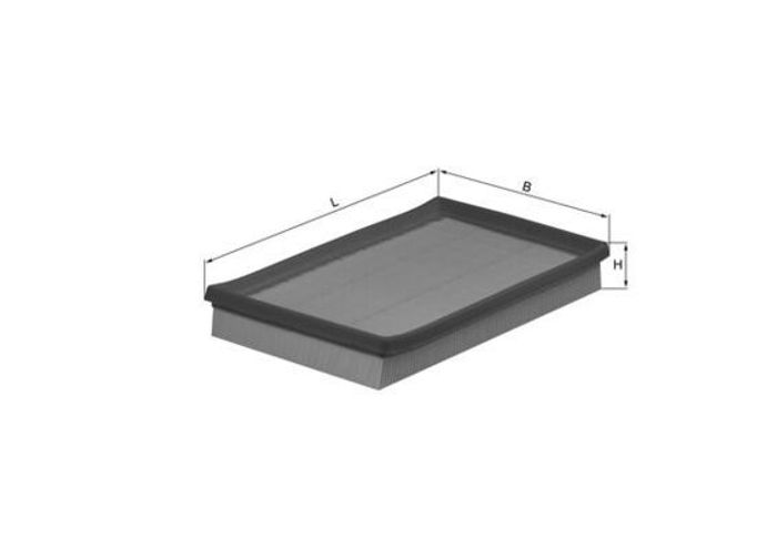 Luftfilter (Filterpatrone) passt zu: TOYOTA COROLLA 1.4/1.6 08.99-02.07