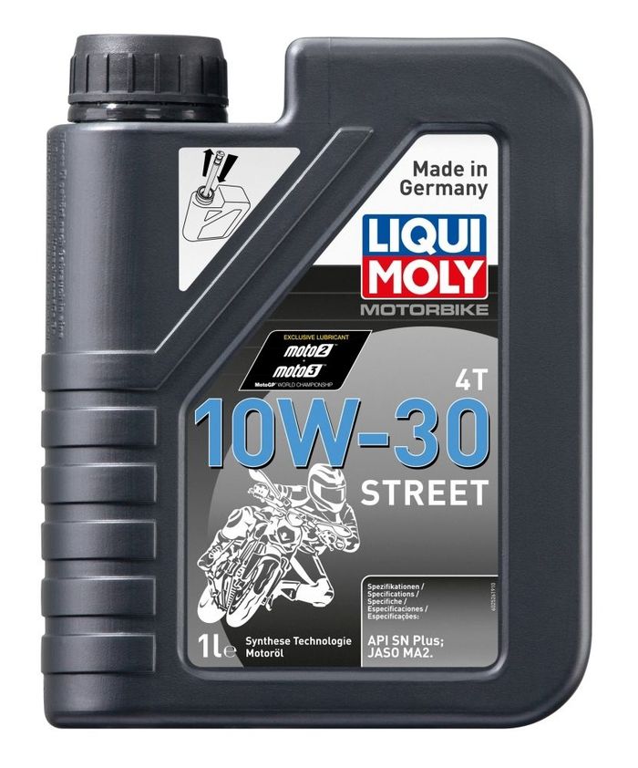 4T-Motoröl LIQUI MOLY Street 10W30 1l, API SM JASO MA-2 Halbsynthetische