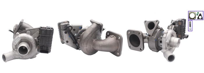 Turbolader (Runderneuert, mit Dichtungssatz) passt zu: FORD TRANSIT, TRANSIT...