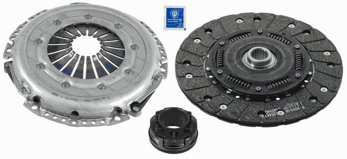 Satz der Kupplung mit Stützlager (228mm) passt zu: AUDI A4 B5, A4 B6, A6 C5;...