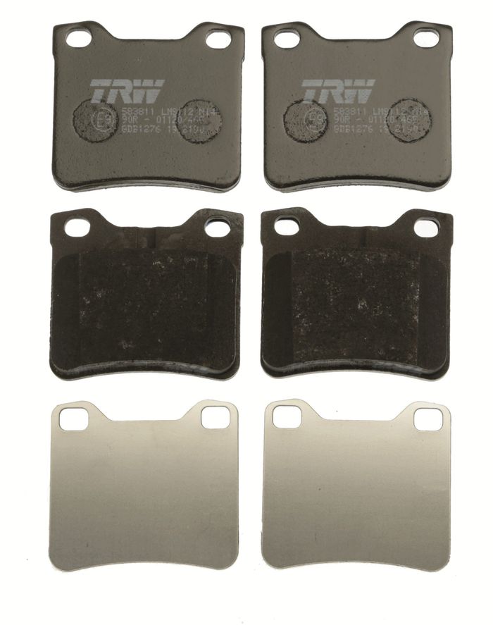 Bremsbelagsatz hinten , passt zu: PEUGEOT 406, 605, 607 1.6-3.0 10.89-08.05