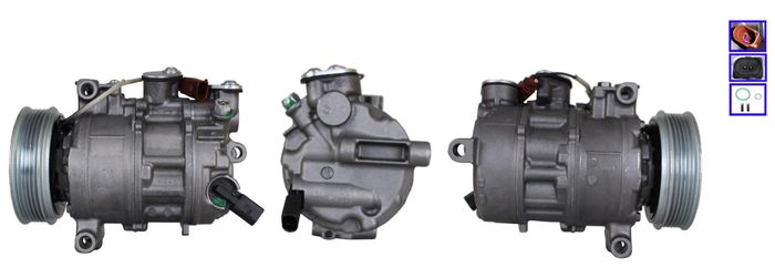 Klimakompressor (runderneuert) passt zu: AUDI A5, A6 C7, Q5 2.0D 11.08-09.18