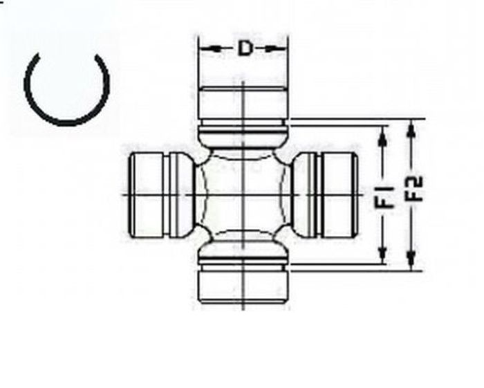 Kreutz Antriebswelle (29mmx52mm) passt zu: TOYOTA 4 RUNNER II, HILUX IV, HILU...