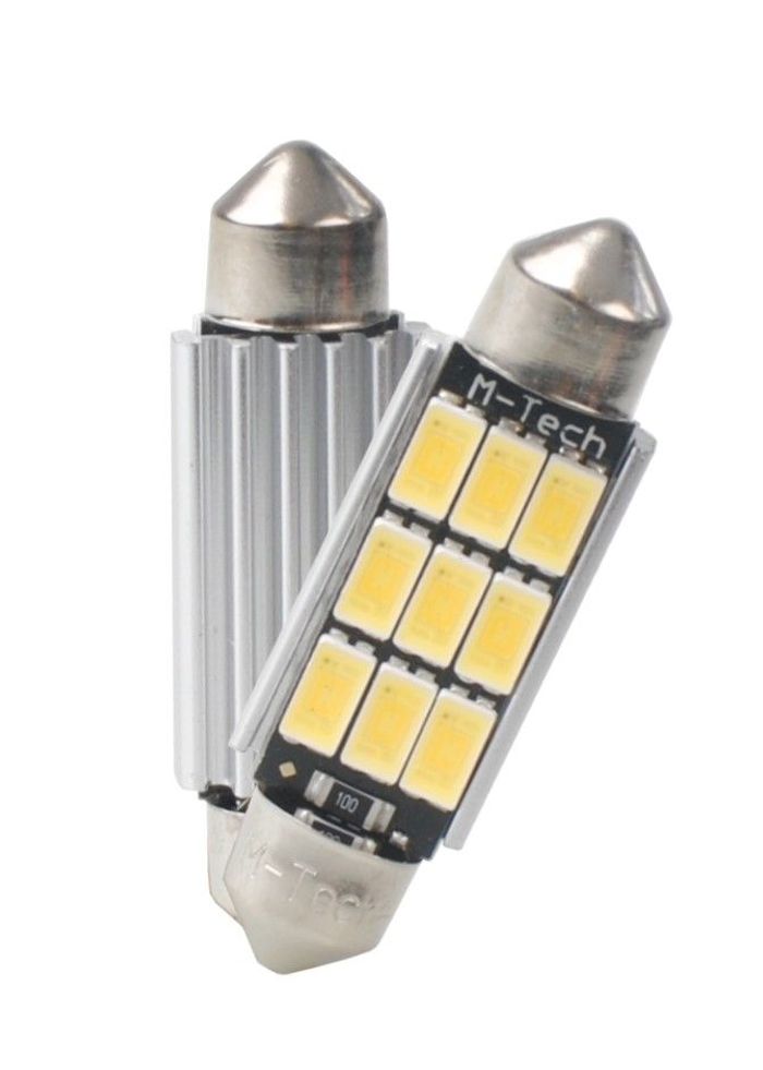 LED Glühbirne LED, 2Stück, C5W, 12V, max. 2,8W, lichtfarbe weiß, max. 6000K,...